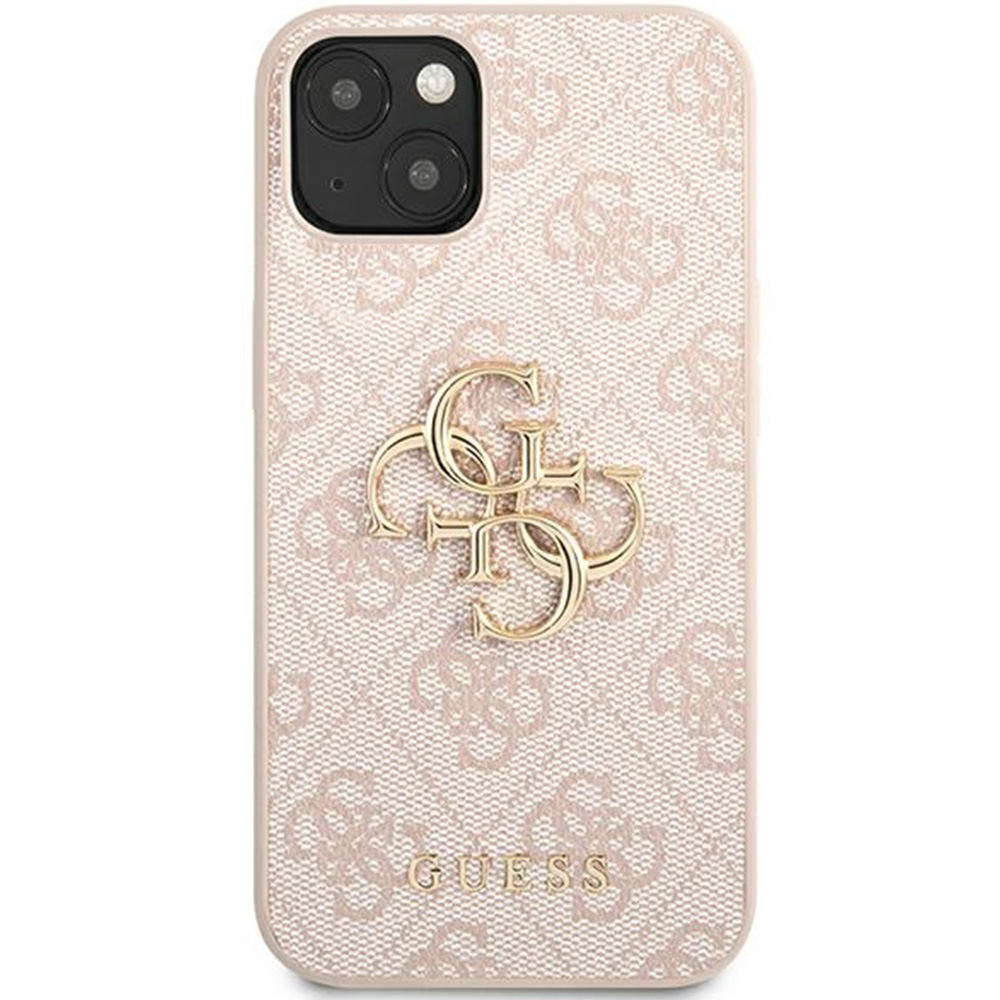 Etui Guess Hardcase 4G Big Metal Logo do iPhone 14 / 13, różowe